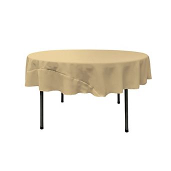 Polyester Poplin Tablecloth 72 in Round