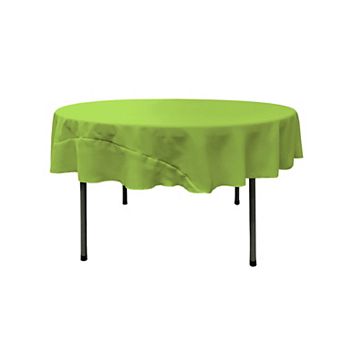 Polyester Poplin Tablecloth 72 in Round
