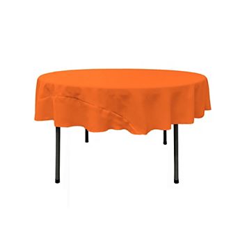 Polyester Poplin Tablecloth 72 in Round