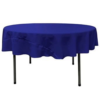 Polyester Poplin Tablecloth 72 in Round