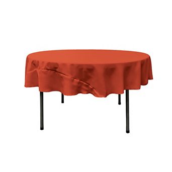 Polyester Poplin Tablecloth 72 in Round