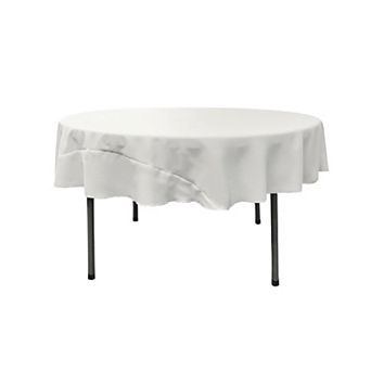 Polyester Poplin Tablecloth 72 in Round