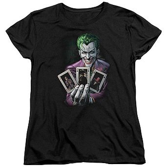 Batman 3 Of A Kind Short Sleeve Womens T-shirt