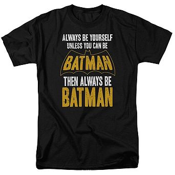 Batman Be Batman Short Sleeve Adult T-shirt