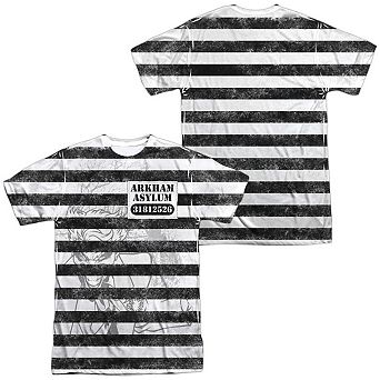 Batman Arkhams Finest Short Sleeve Adult 100% Poly Crew T-shirt