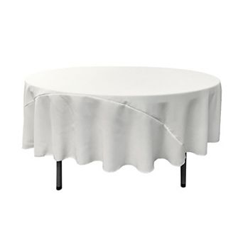 Polyester Poplin Tablecloth 90 in Round