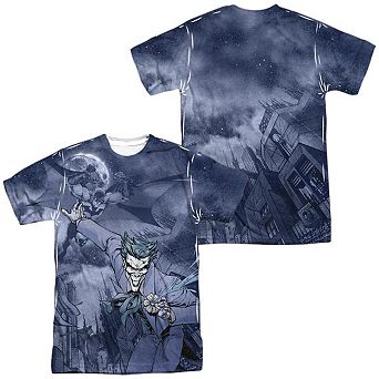 Batman Catch The Joker Short Sleeve Adult 100% Poly Crew T-shirt