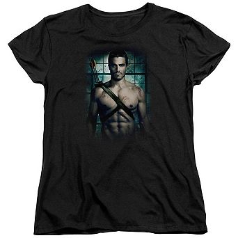 Arrow Shirtless Short Sleeve Womens T-shirt