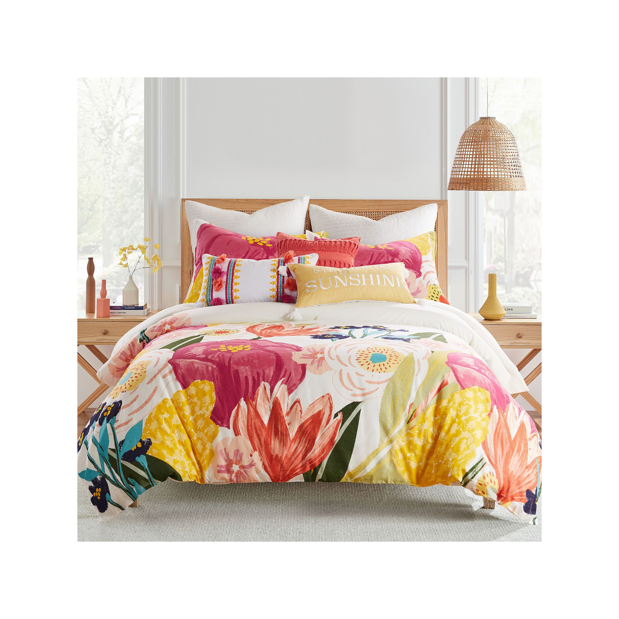 Levtex Home Grandiflora Duvet Cover Set, Multi