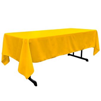 Rectangular Polyester Tablecloth for Banquet Tables Seamless One-Piece Design
