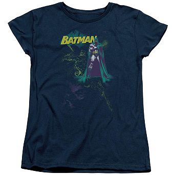 Batman Bat Spray Short Sleeve Womens T-shirt