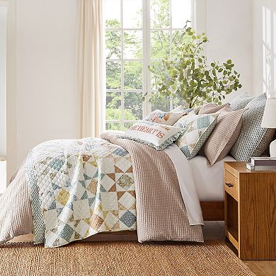 Levtex Home Cloud Waffle Knit Comforter Set or Euro Shams