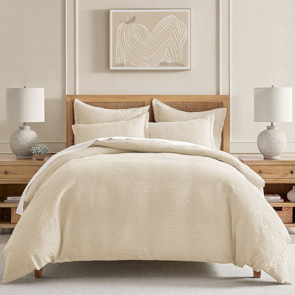 Levtex Home Cloud Waffle Knit Comforter Set or Euro Shams