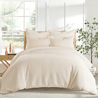 Levtex Home Cloud Waffle Knit Comforter Set or Euro Shams