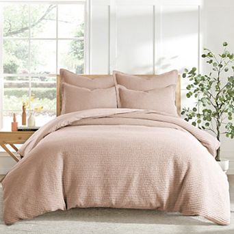 Levtex Home Cloud Waffle Knit Comforter Set or Euro Shams