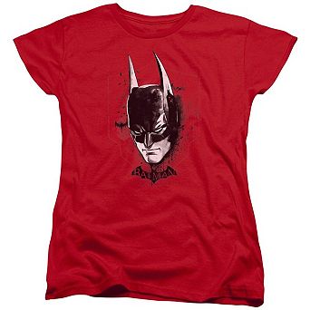 Batman Arkham Knight Ak Head Short Sleeve Womens T-shirt