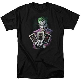 Batman 3 Of A Kind Short Sleeve Adult T-shirt