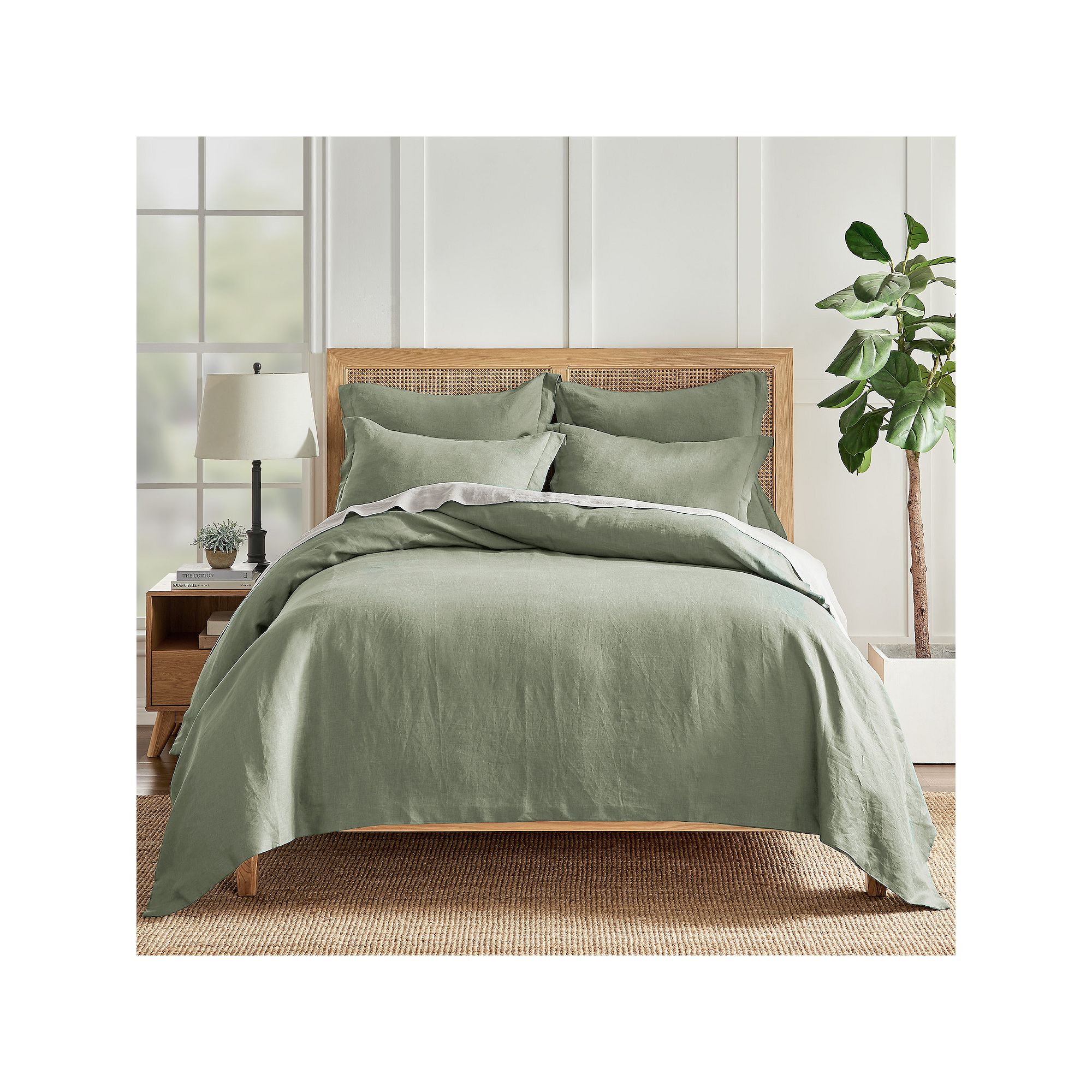 Levtex Home Washed Linen Duvet Or Sham, Sage Green