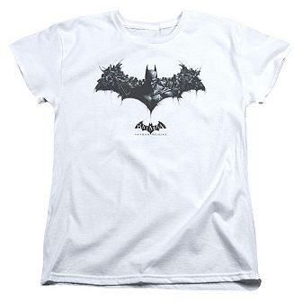 Batman Arkham Origins Bat Of Enemies Short Sleeve Womens T-shirt
