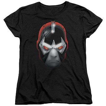 Batman Bane Head Short Sleeve Womens T-shirt