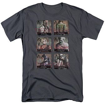 Batman Arkham City Arkham Lineup Short Sleeve Adult T-shirt