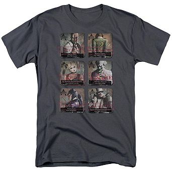 Batman Arkham City Arkham Lineup Short Sleeve Adult T-shirt