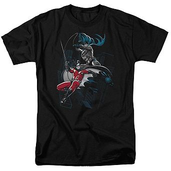 Batman Black And White Short Sleeve Adult T-shirt