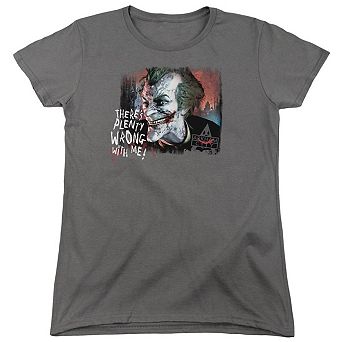 Batman Arkham City Plenty Wrong Short Sleeve Womens T-shirt