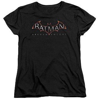 Batman Arkham Knight Logo Short Sleeve Womens T-shirt