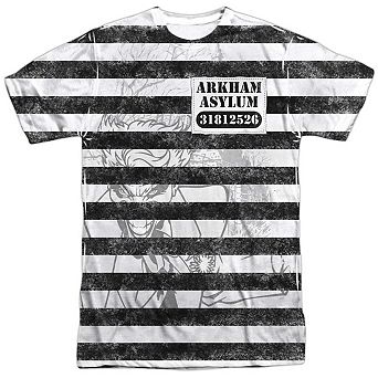 Batman Arkhams Finest Short Sleeve Adult 100% Poly Crew T-shirt