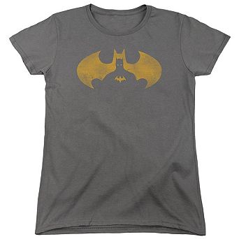 Batman Bat Symbol Knockout Short Sleeve Womens T-shirt