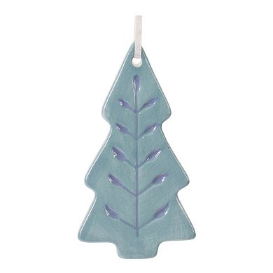 Etched Ceramic Tree Ornament (set Of 24)