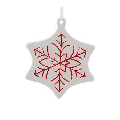 Etched Ceramic Tree Ornament (set Of 24)