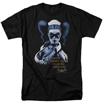 Batman Arkham Asylum Arkham Harley Quinn Short Sleeve Adult T-shirt