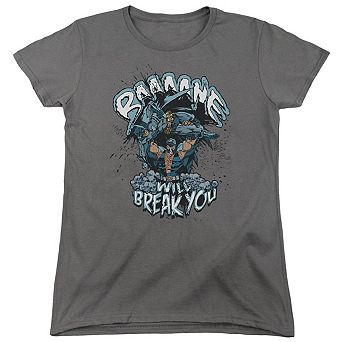 Batman Bane Will Break You Short Sleeve Womens T-shirt