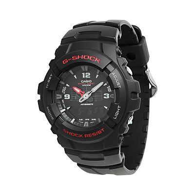 Casio Men s G Shock Analog Digital Chronograph Watch G100 1BV