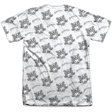 Batman Against The Wall Adult 65/35 Poly/cotton Short Sleeve T-shirt