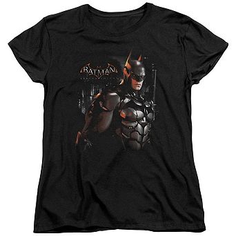 Batman Arkham Knight Dark Knight Short Sleeve Womens T-shirt