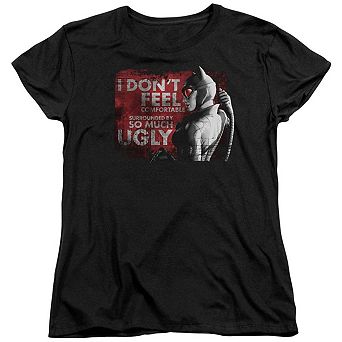 Batman Arkham City So Much Ugly Short Sleeve Womens T-shirt