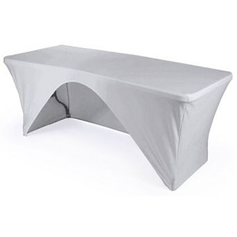 Rectangular Open Back Spandex Tablecloth, 96 By 30 By 30-inch