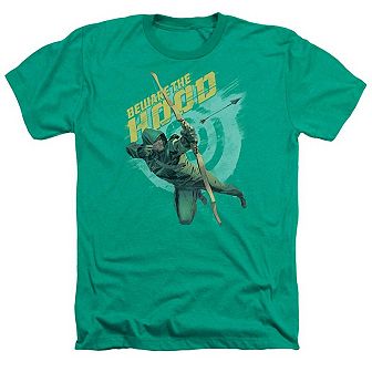 Arrow Beware Adult Heather T-shirt