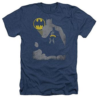 Batman Bat Knockout Adult Heather T-shirt