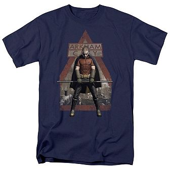Batman Arkham City Arkham Robin Short Sleeve Adult T-shirt