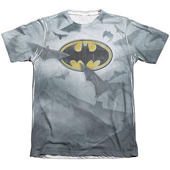 Batman Bats Logo Adult 65/35 Poly/cotton Short Sleeve T-shirt