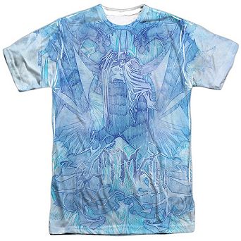 Batman Brooding Short Sleeve Adult Poly Crew T-shirt