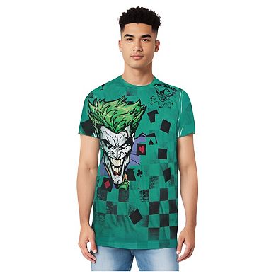 Batman Boxed Clown Short Sleeve Adult Poly Crew T-shirt