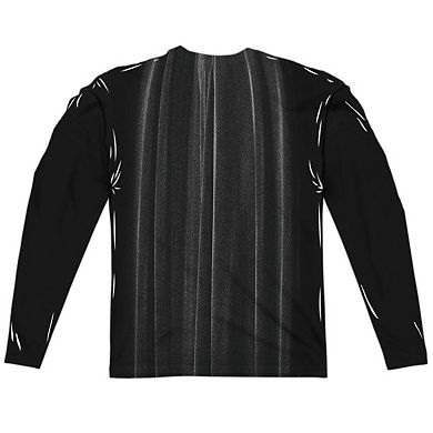 Batman Arkham Knight Uniform Long Sleeve Adult Poly Crew T-shirt
