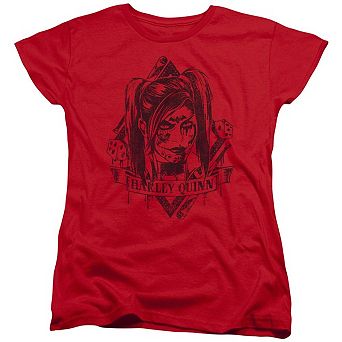Batman Arkham Knight Diamond Short Sleeve Womens T-shirt