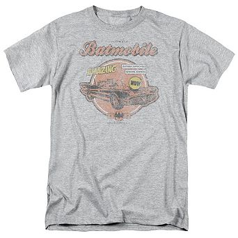 Batman Amzing Batmobile Short Sleeve Adult T-shirt