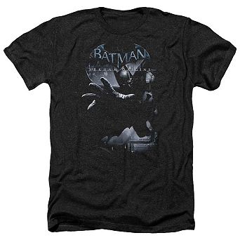 Batman Arkham Origins Out Of The Shadows Adult Heather T-shirt